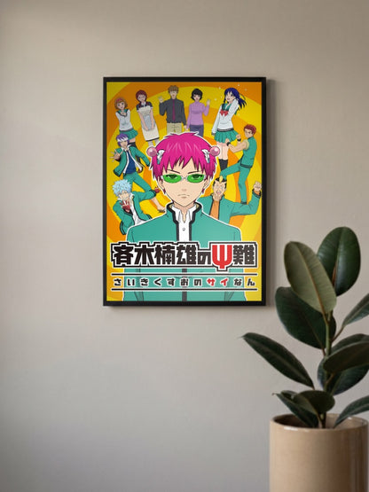 Saiki K Cast Poster Anime Poster