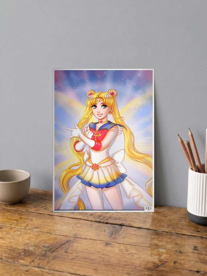 Sailor Moon Usagi Portrait Anime Poster