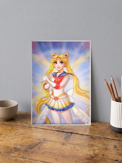 Sailor Moon Usagi Portrait Anime Poster