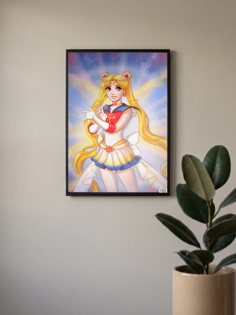 Sailor Moon Usagi Portrait Anime Poster