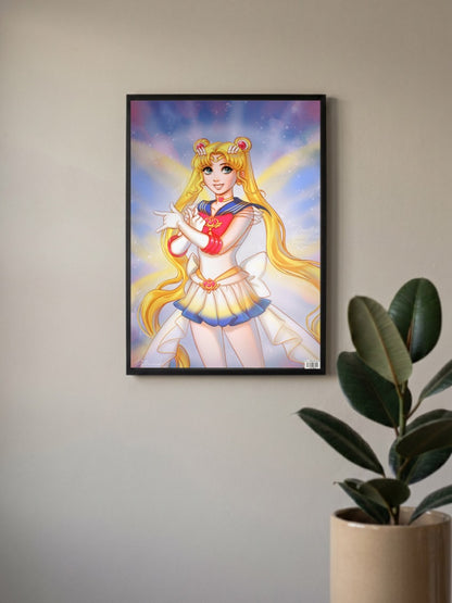 Sailor Moon Usagi Portrait Anime Poster