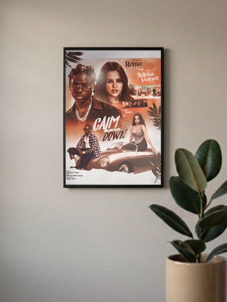 Rema and Selena Gomez Poster