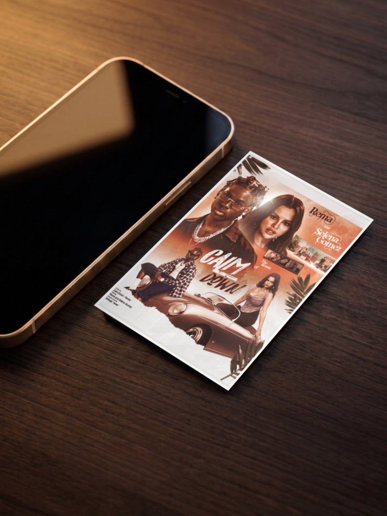 Rema and Selena Gomez Poster
