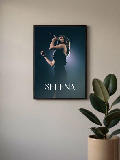 Selena stage performance Poster