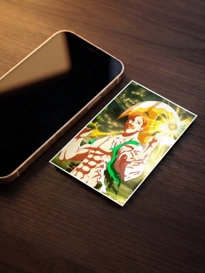Escanor Sun Magic Portrait Anime Poster