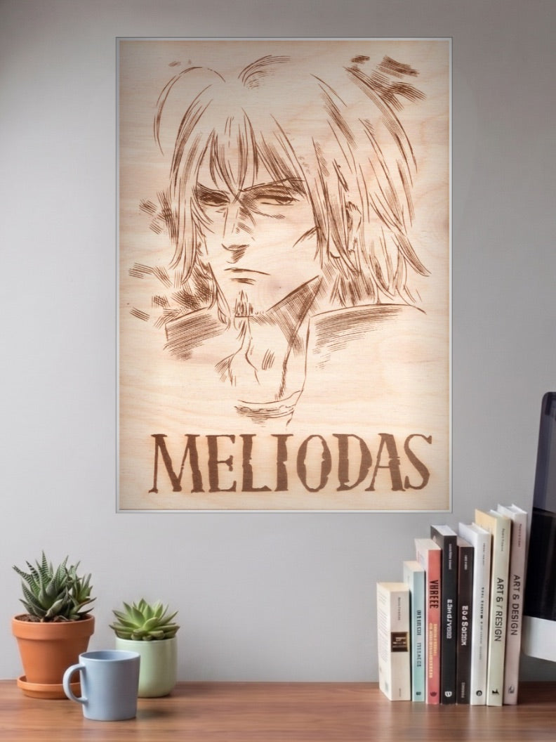 Meliodas Woodburn Sketch Anime Poster