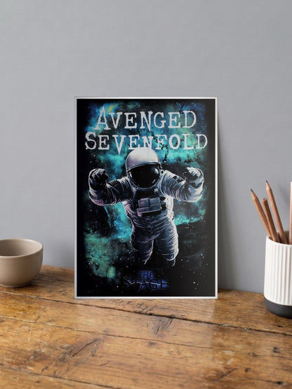 Avenged Sevenfold Astronaut Art Metal Bands Poster