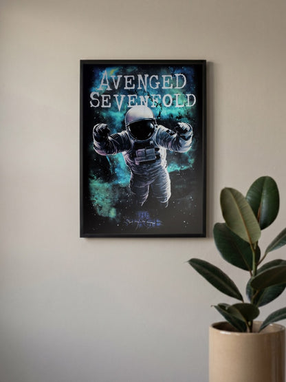 Avenged Sevenfold Astronaut Art Metal Bands Poster