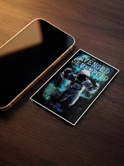 Avenged Sevenfold Astronaut Art Metal Bands Poster
