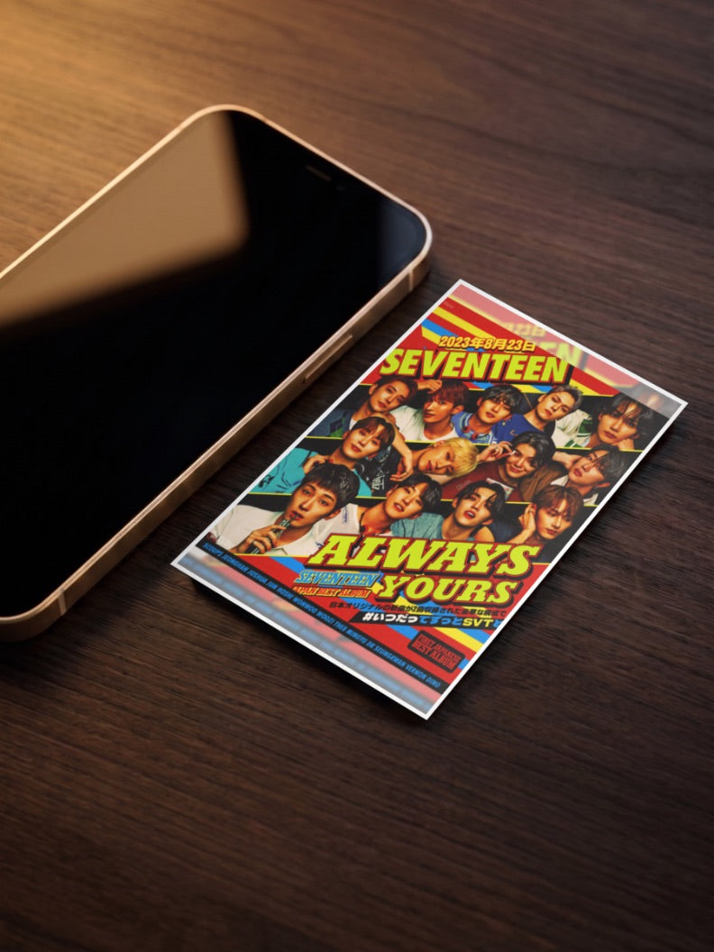 Seventeen Always Yours Poster Kpop Poster