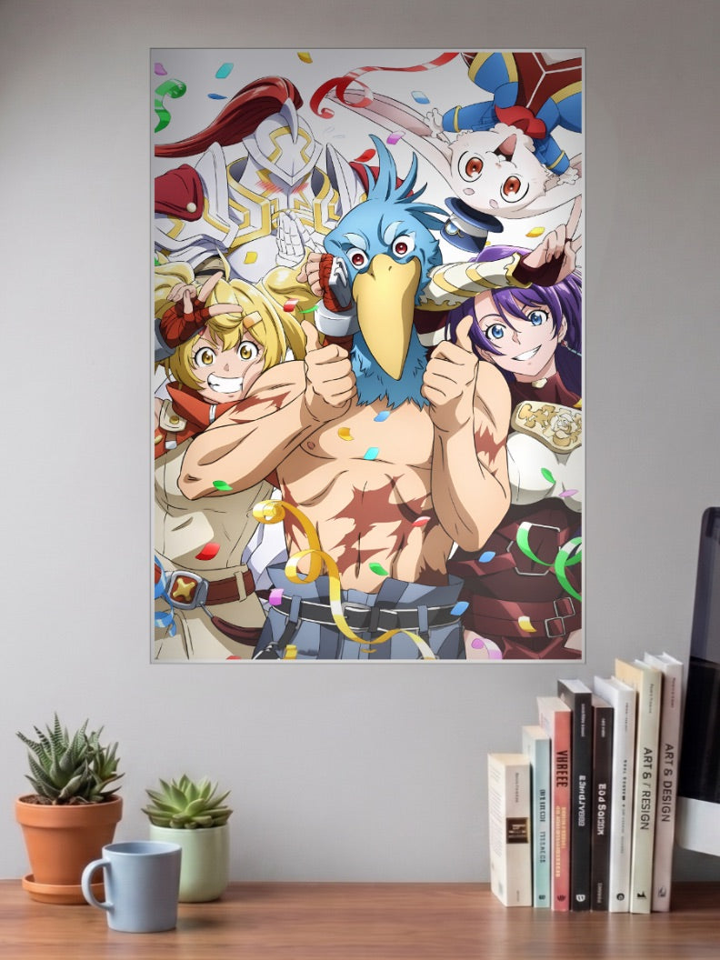 Shangri La Frontier Cast Art Anime Poster