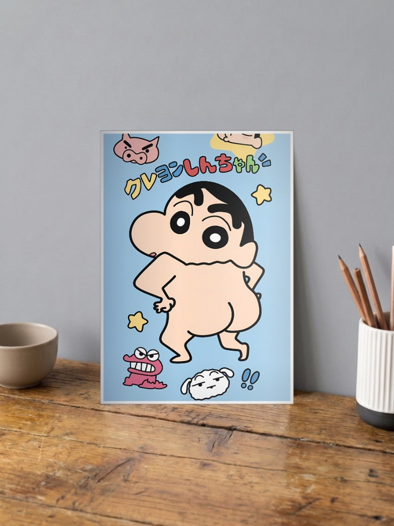 Crayon Shin Chan Classic Poster Anime Poster
