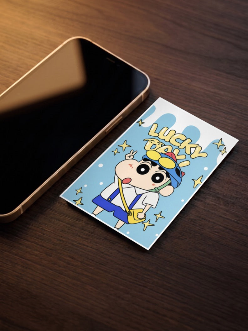 Shin Chan Lucky Day Poster Anime Poster