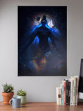 Lord Shiva Galaxy Silhouette Gods Poster