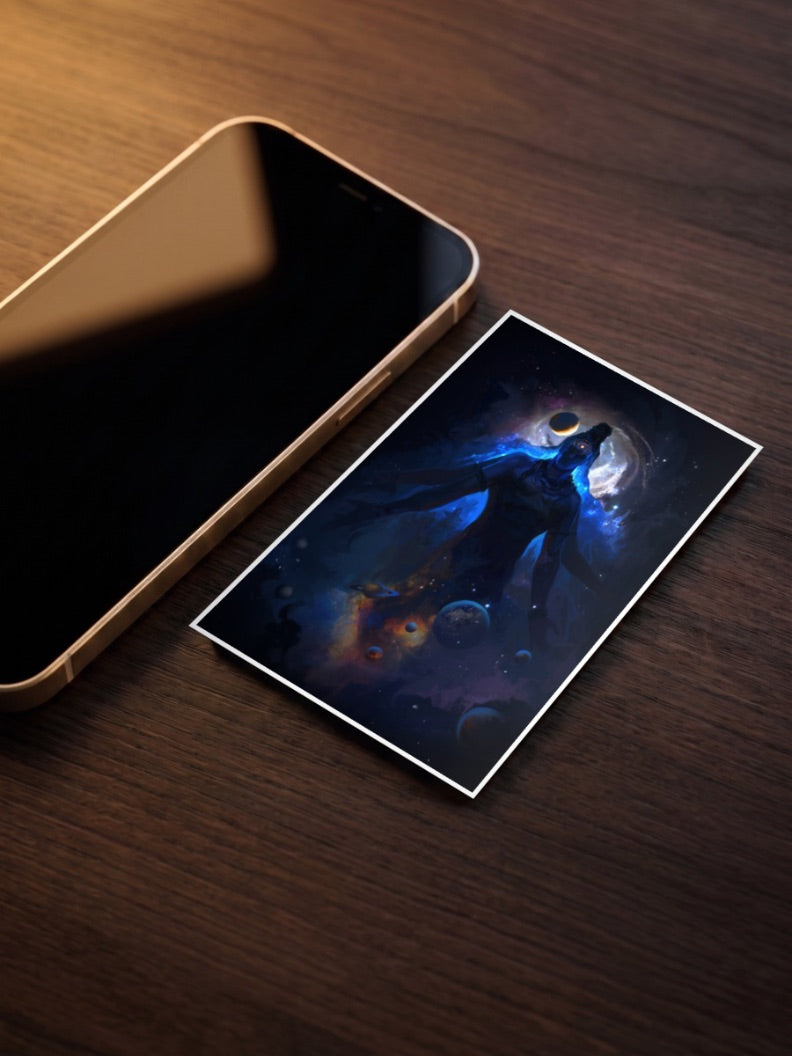 Lord Shiva Galaxy Silhouette Gods Poster