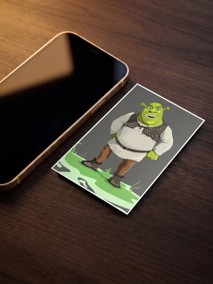 Shrek Classic Standing Portrait Cartoon Poster