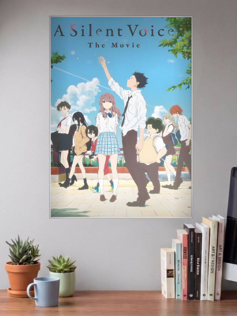 A Silent Voice Cast Poster Anime Poster