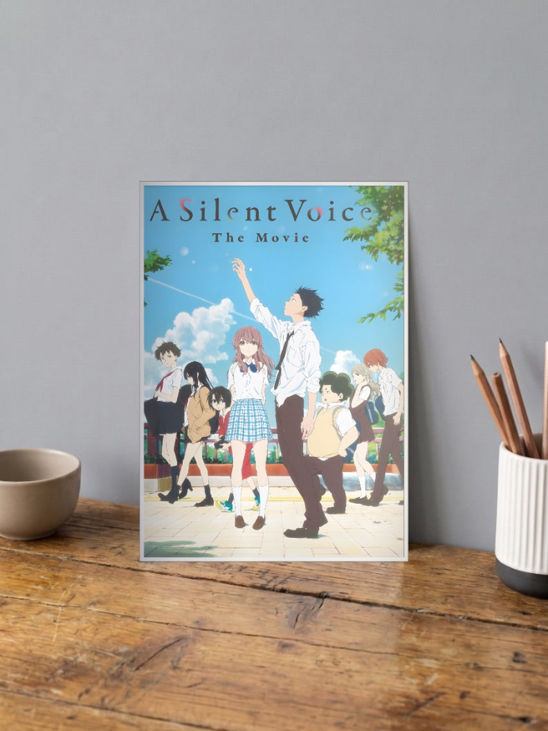 A Silent Voice Cast Poster Anime Poster
