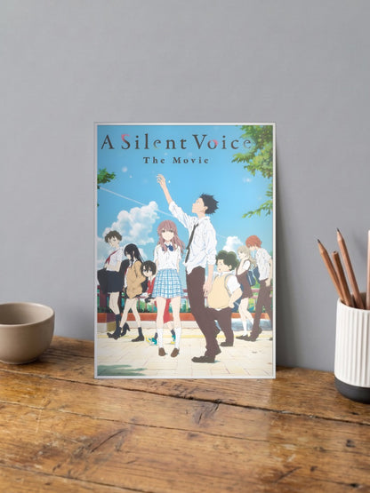 A Silent Voice Cast Poster Anime Poster