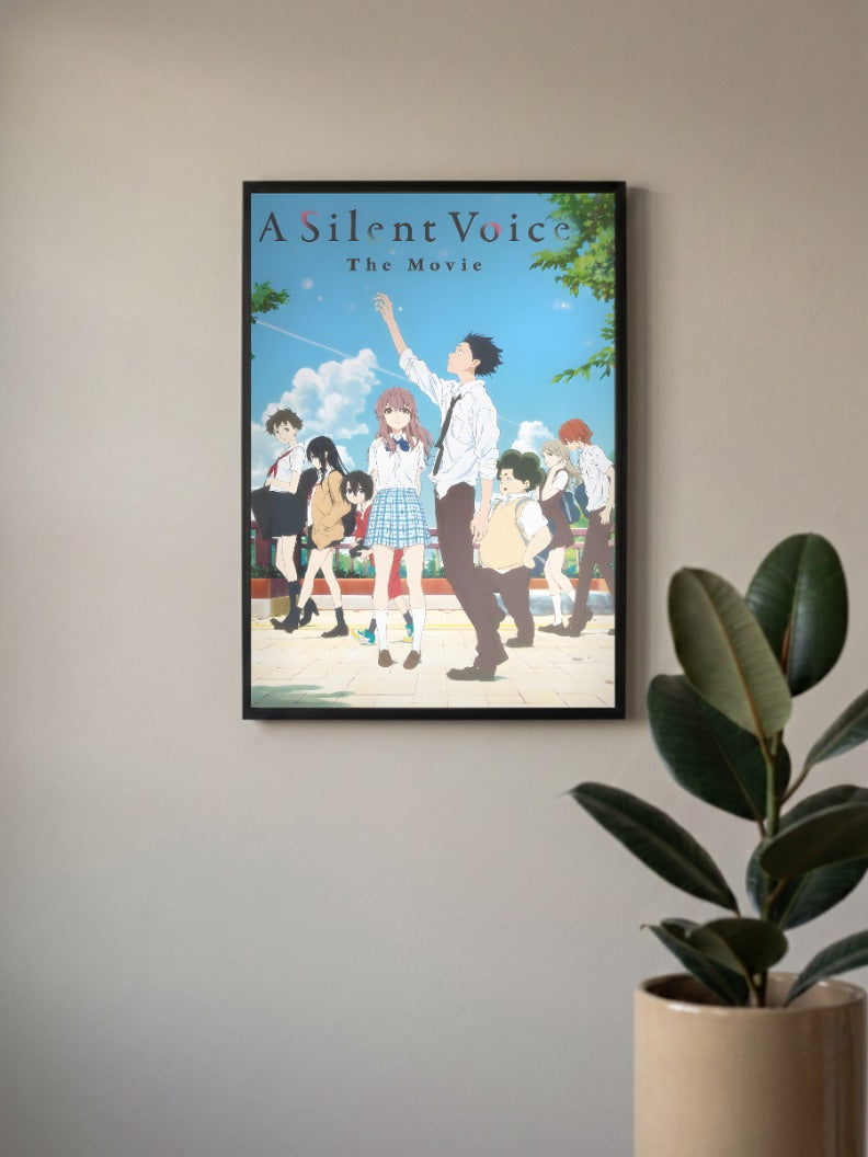 A Silent Voice Cast Poster Anime Poster