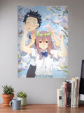 Shoya And Shoko Blossoms Anime Poster