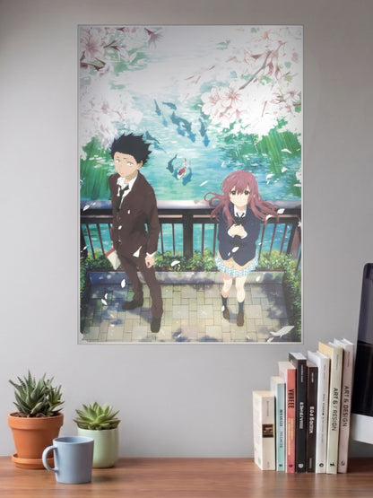Shoya And Shoko Koi Pond Anime Poster