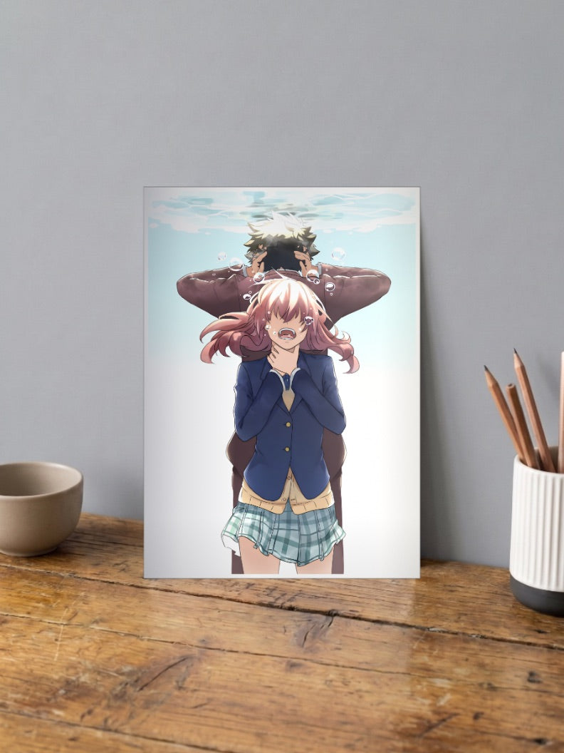 Shoya And Shoko Underwater Anime Poster