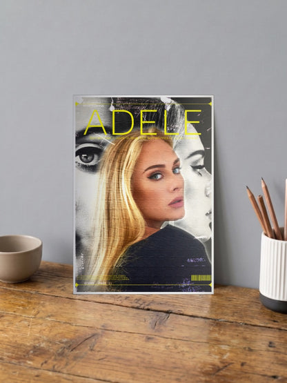 Adele Magazine Collage Poster Singers Poster