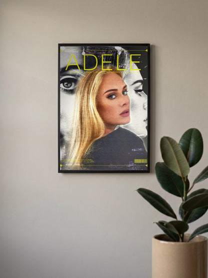 Adele Magazine Collage Poster Singers Poster