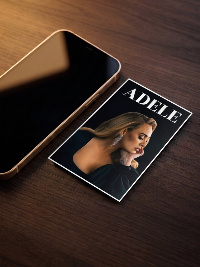 Adele Elegant Portrait Poster Singers Poster