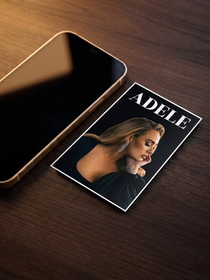 Adele Elegant Portrait Poster Singers Poster