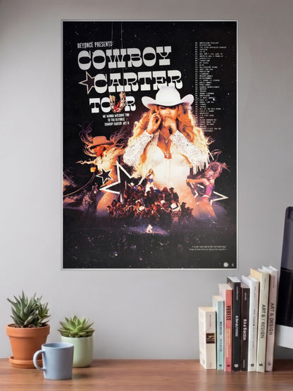 Beyonce Cowboy Carter Tour Singers Poster