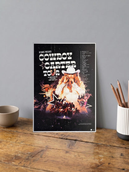 Beyonce Cowboy Carter Tour Singers Poster
