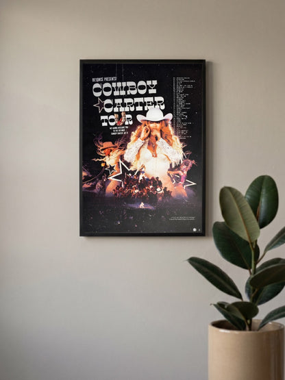 Beyonce Cowboy Carter Tour Singers Poster