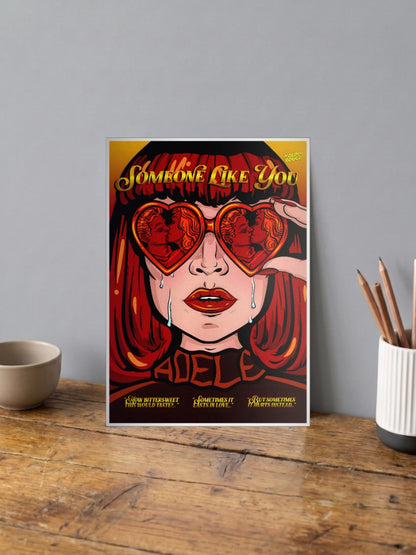 Adele Someone Like You Art Singers Poster