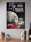 Frank Sinatra Fly To Moon Singers Poster