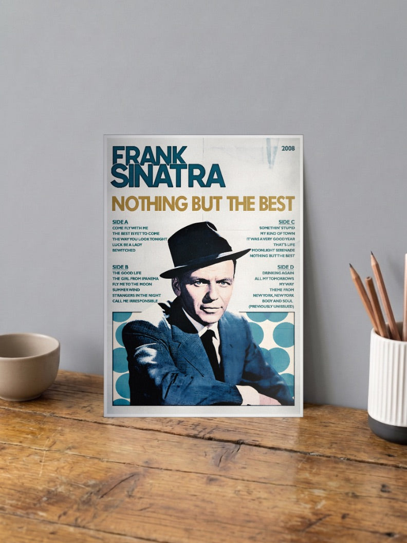 Frank Sinatra Nothing But Best Singers Poster
