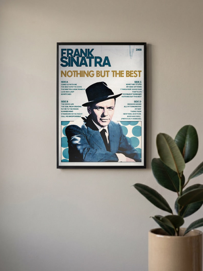 Frank Sinatra Nothing But Best Singers Poster