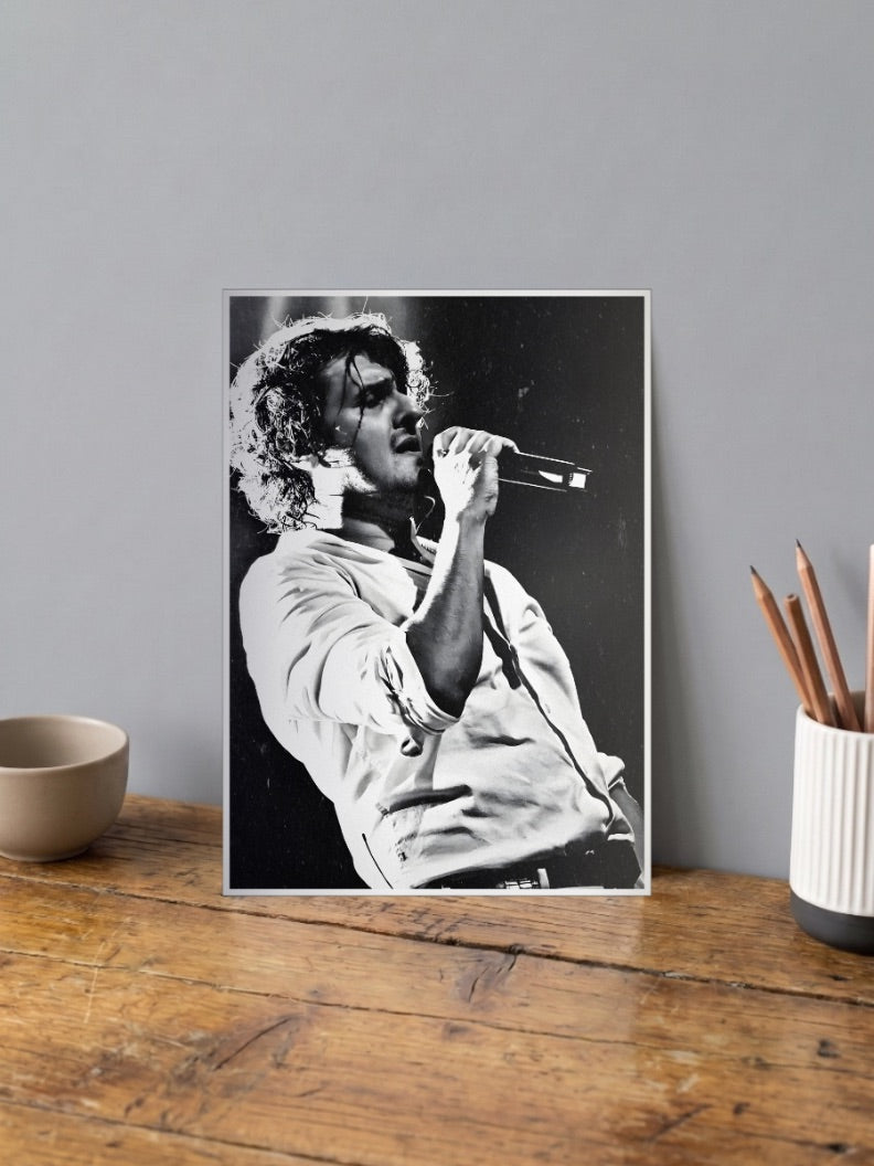 Curly Hair Singer Live Shot Singers Poster