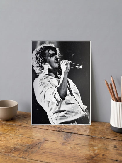 Curly Hair Singer Live Shot Singers Poster