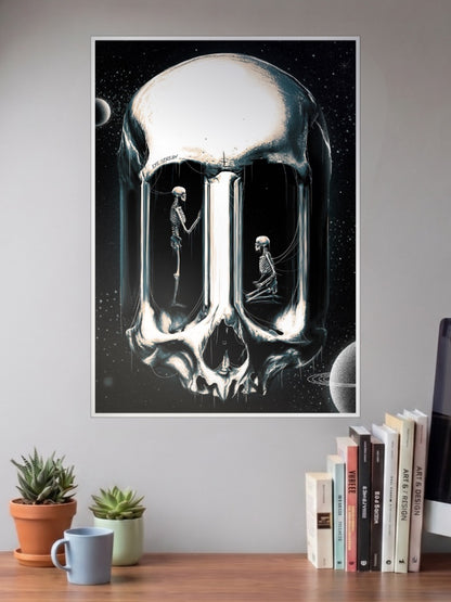 Eye Scream Skull Poster