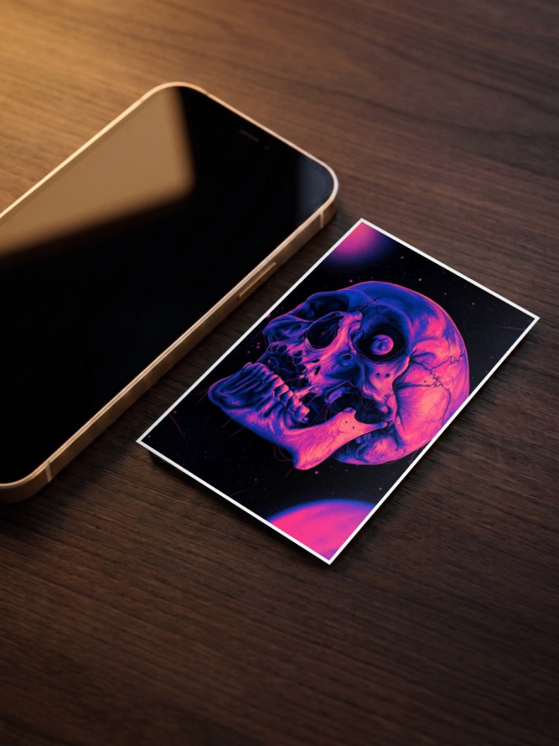 Skull Art Poster