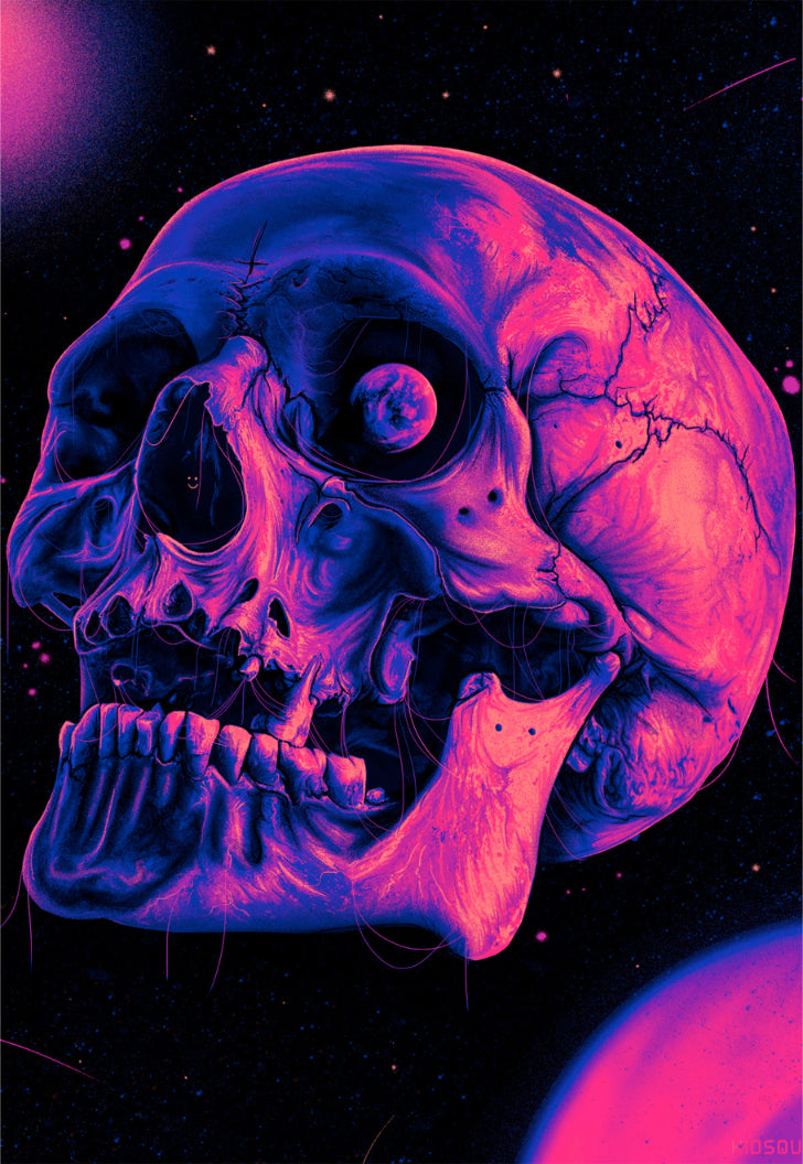 Skull Art Poster