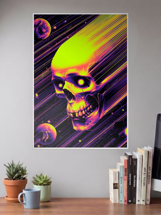 Skull Space Poster