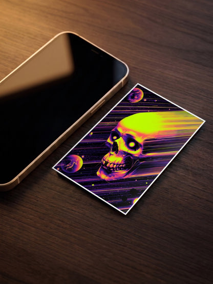 Skull Space Poster
