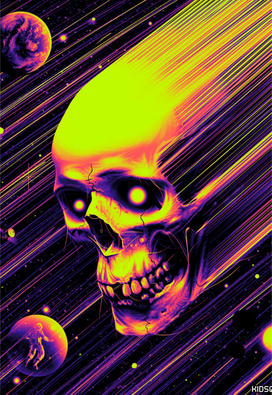 Skull Space Poster