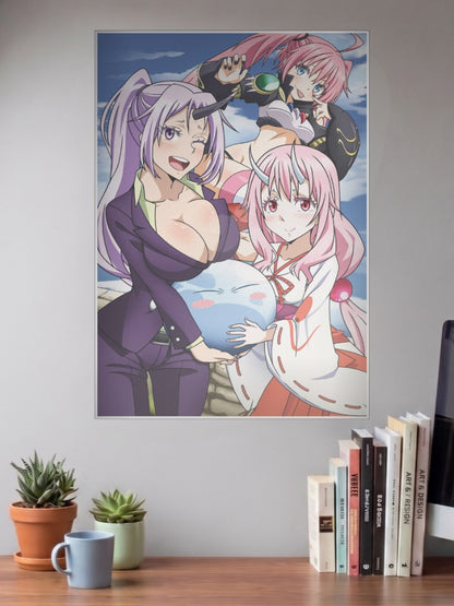 Slime Cast Cleavage Poster Anime Poster