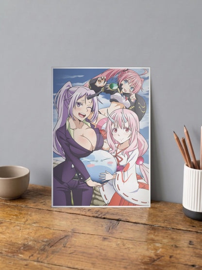 Slime Cast Cleavage Poster Anime Poster