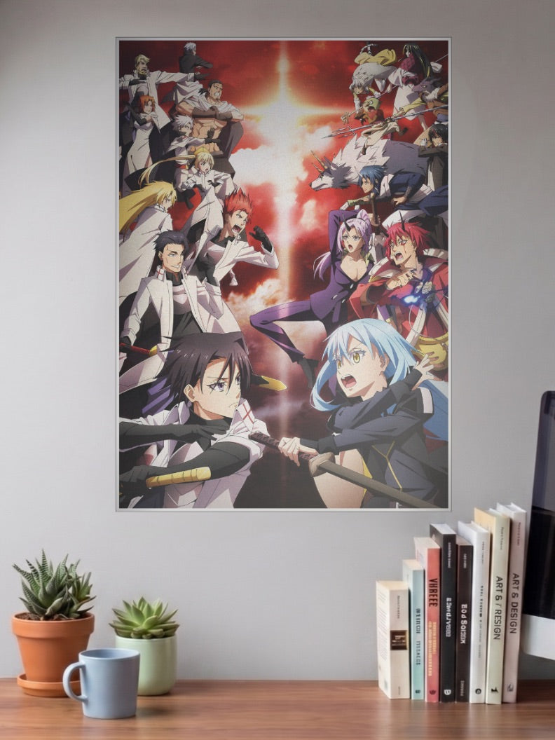 Slime Cast Battle Poster Anime Poster