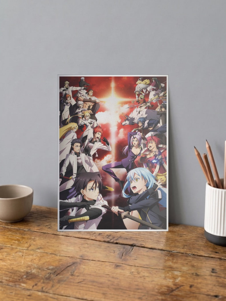 Slime Cast Battle Poster Anime Poster